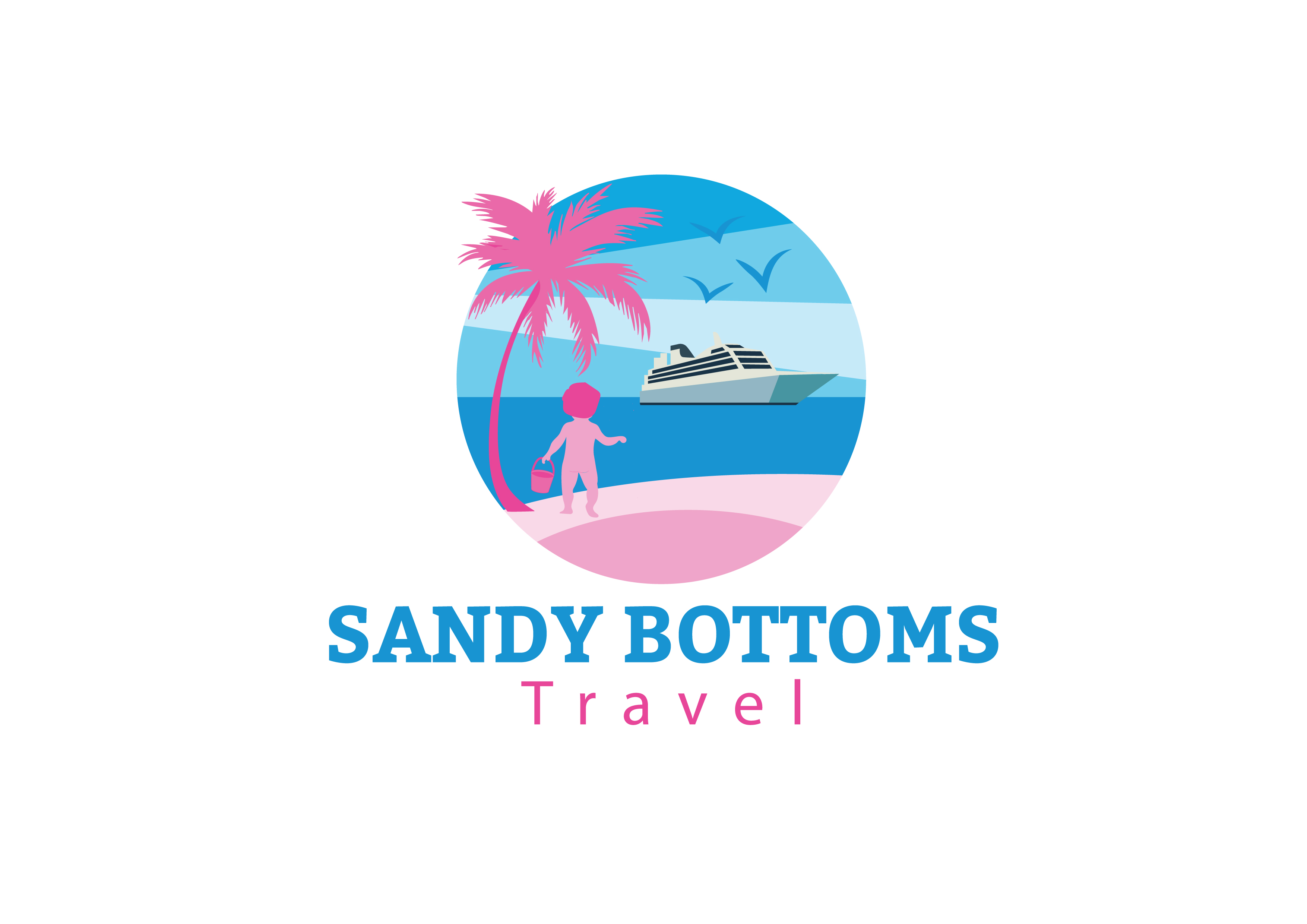Logo Design by @gus for Sandy Bottoms Travel | Design #35998835