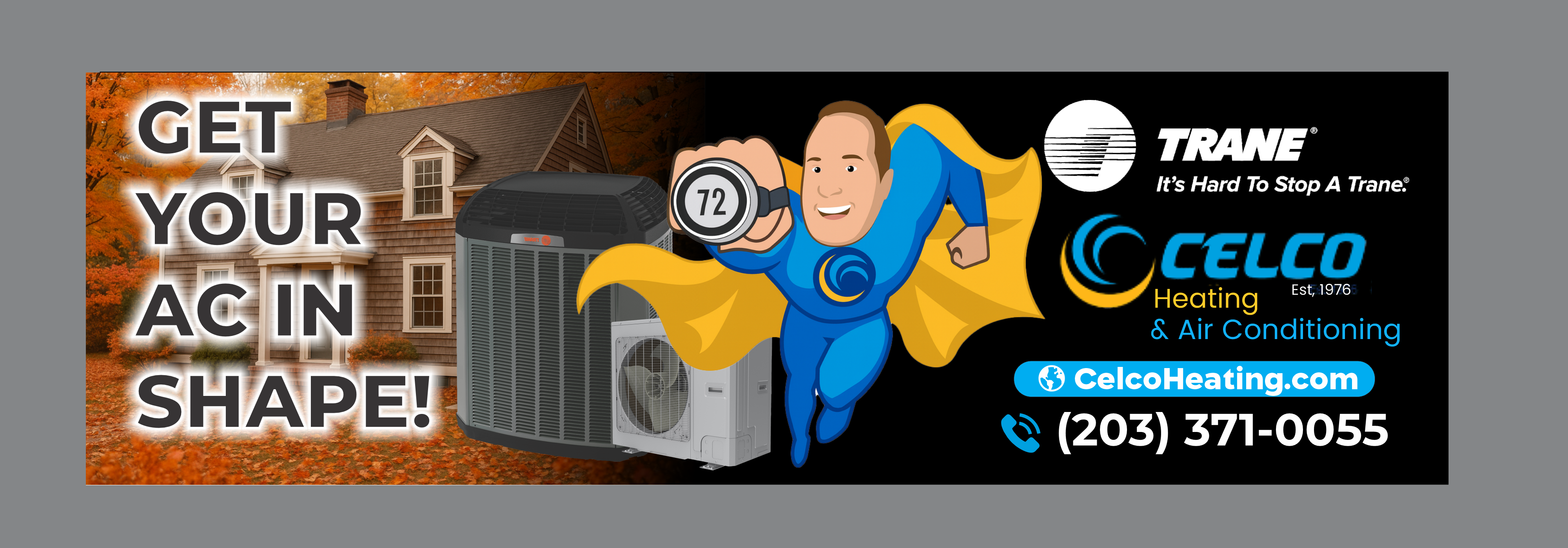 Billboard Design by designer1975 for Celco Heating and AC | Design #36008656