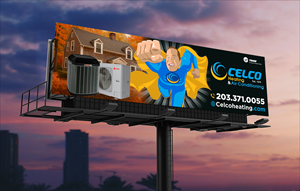 Billboard Design by VCreativeidea for Celco Heating and AC | Design #36008323