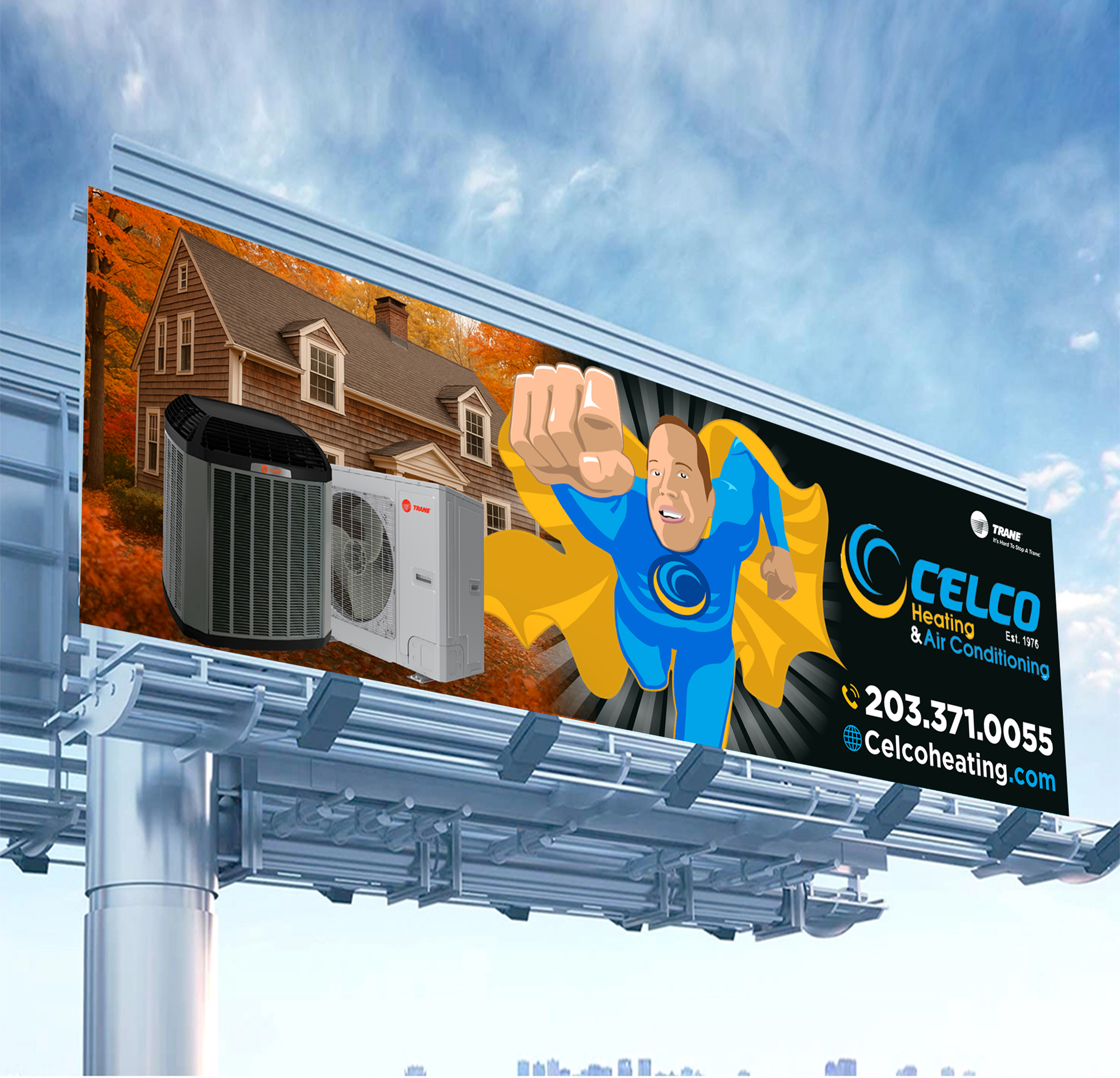 Billboard Design by VCreativeidea for Celco Heating and AC | Design #36008332