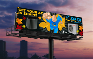 Billboard Design by VCreativeidea for Celco Heating and AC | Design: #36008386