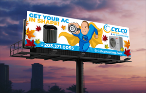 Billboard Design by VCreativeidea for Celco Heating and AC | Design: #36008451