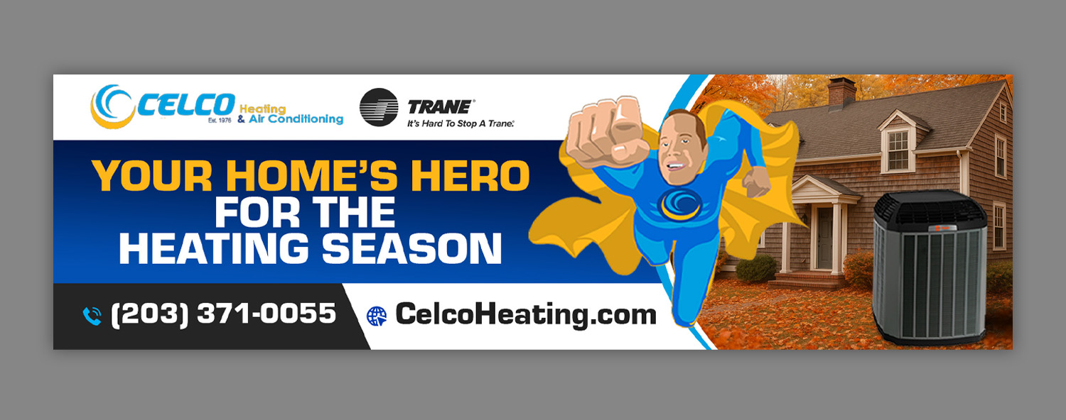Billboard Design by debdesign for Celco Heating and AC | Design #36011149