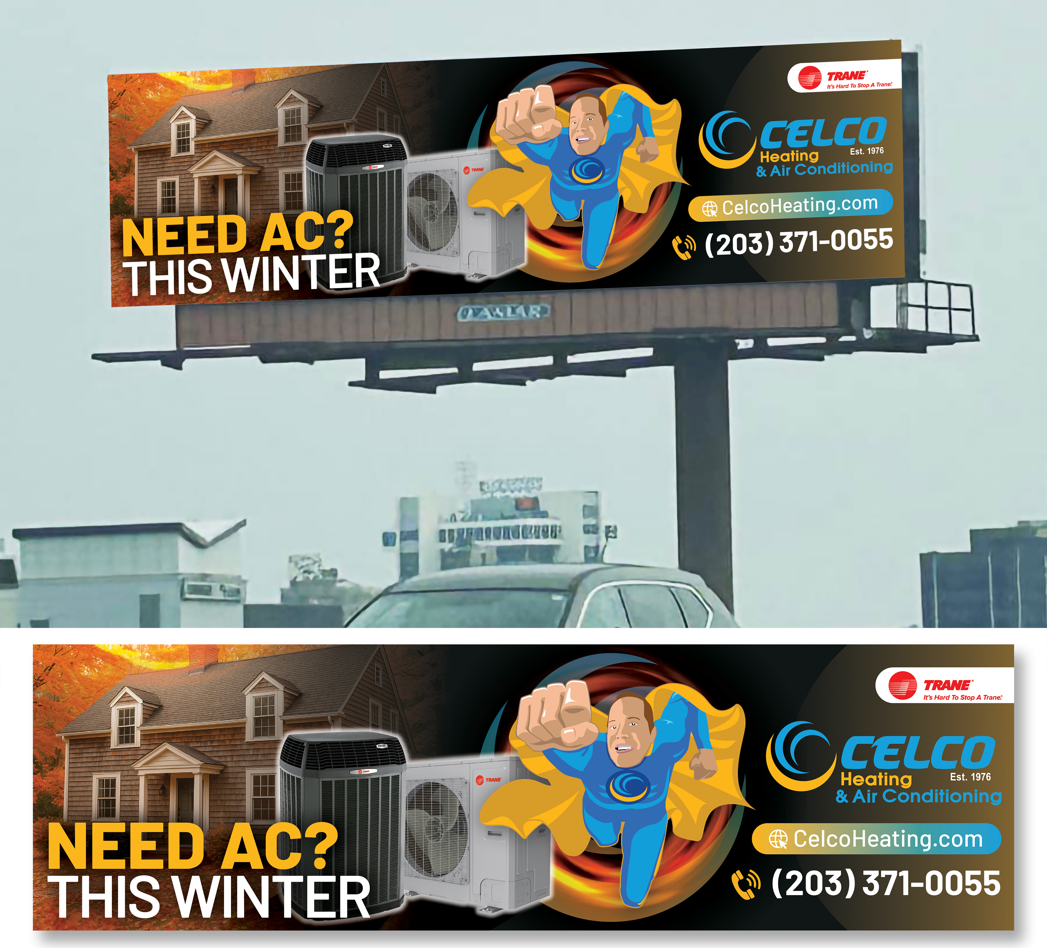 Billboard Design by Impressive Designs for Celco Heating and AC | Design #36007807
