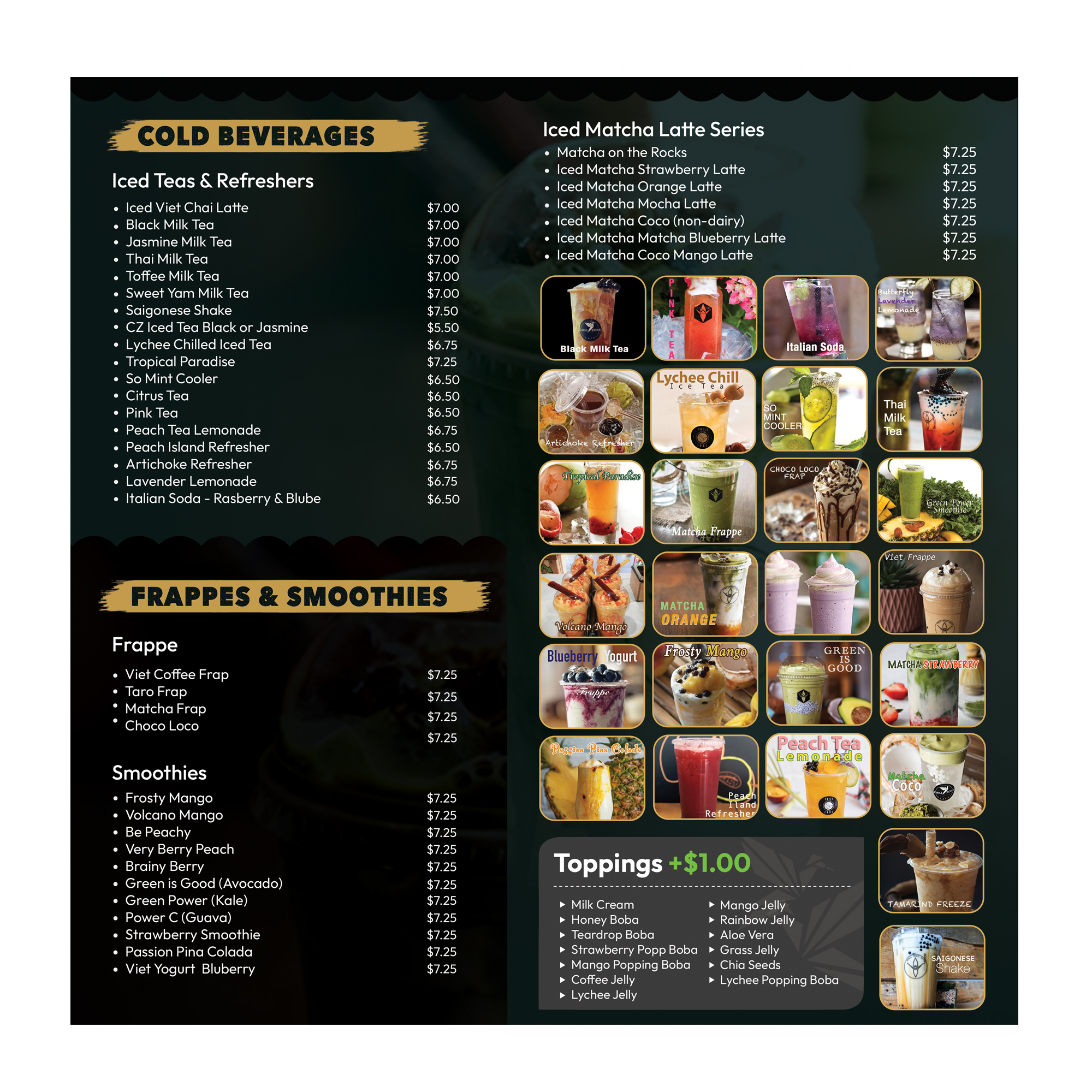 Menu Design by Stan$oul for this project | Design #36134954