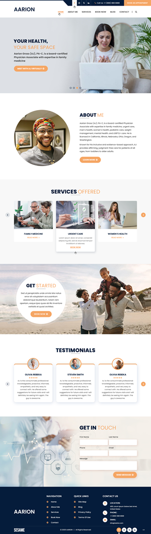 Diseño de Squarespace por pb para este proyecto | Diseño: #36009403