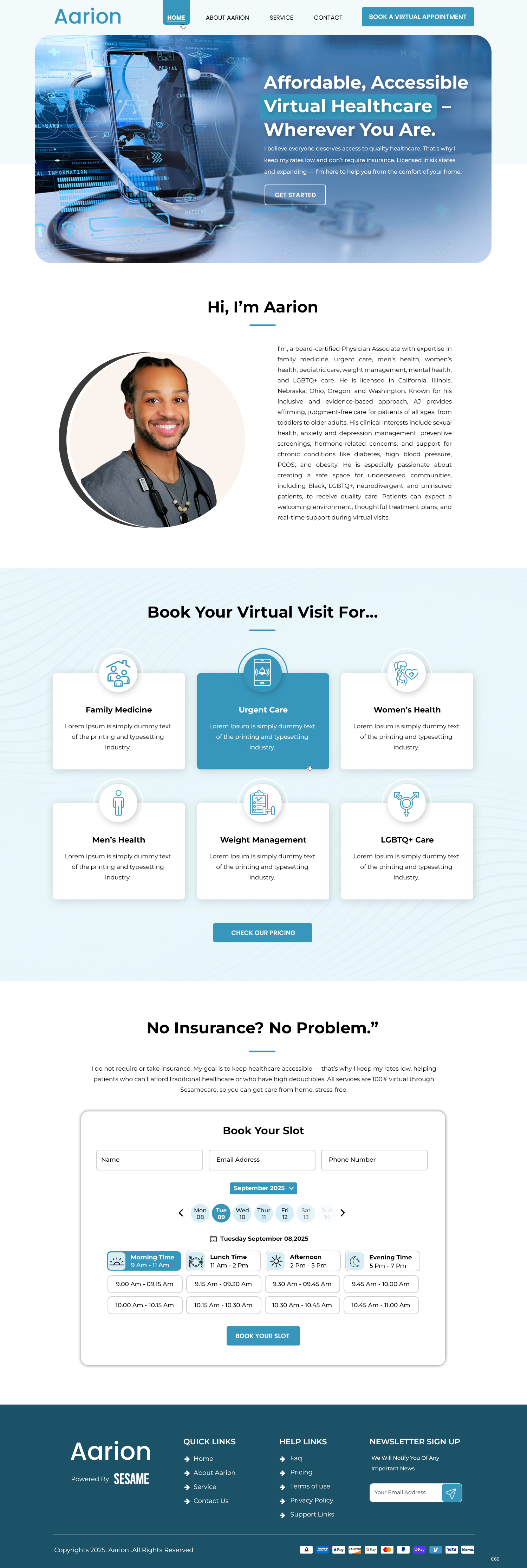 Squarespace Design by pb for this project | Design #36009406