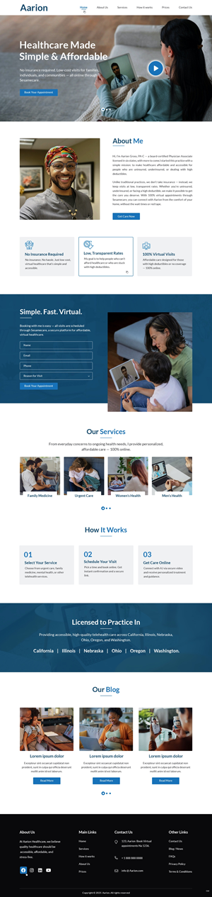 Diseño de Squarespace por pb para este proyecto | Diseño: #36015973