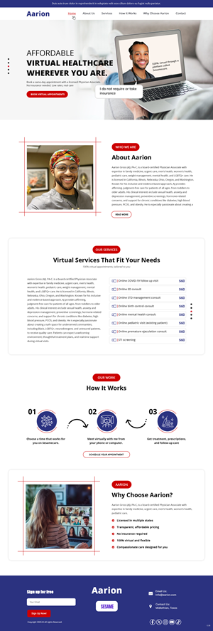 Diseño de Squarespace por pb para este proyecto | Diseño: #36024130