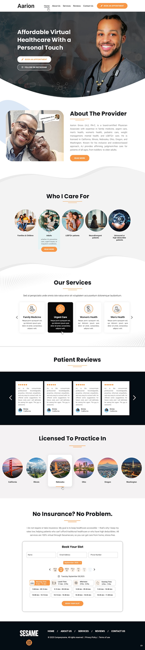 Squarespace Design by pb