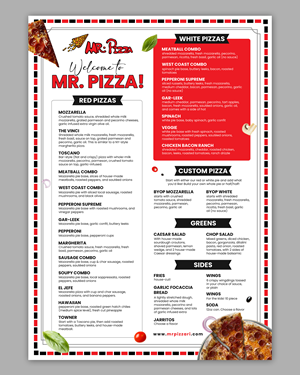 Design de Menu par debdesign pour ce projet | Design : #36012306