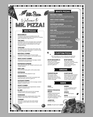 Design de Menu par debdesign pour ce projet | Design : #36012317