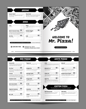 Design de Menu par Impressive Designs pour ce projet | Design : #36014086