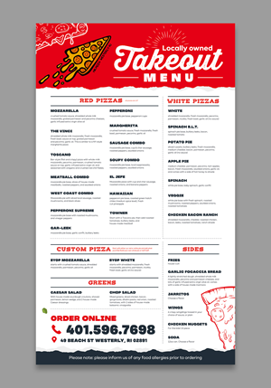 Design de Menu par Dzhafir pour ce projet | Design : #36013731