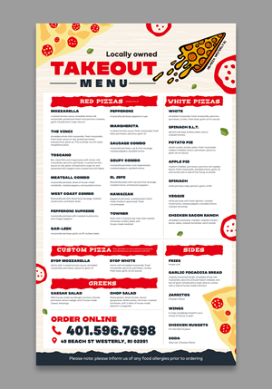 Design de Menu par Dzhafir pour ce projet | Design : #36013733