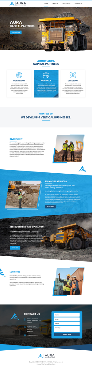 Diseño Web por MAHABA para Markam Group | Diseño: #36013008