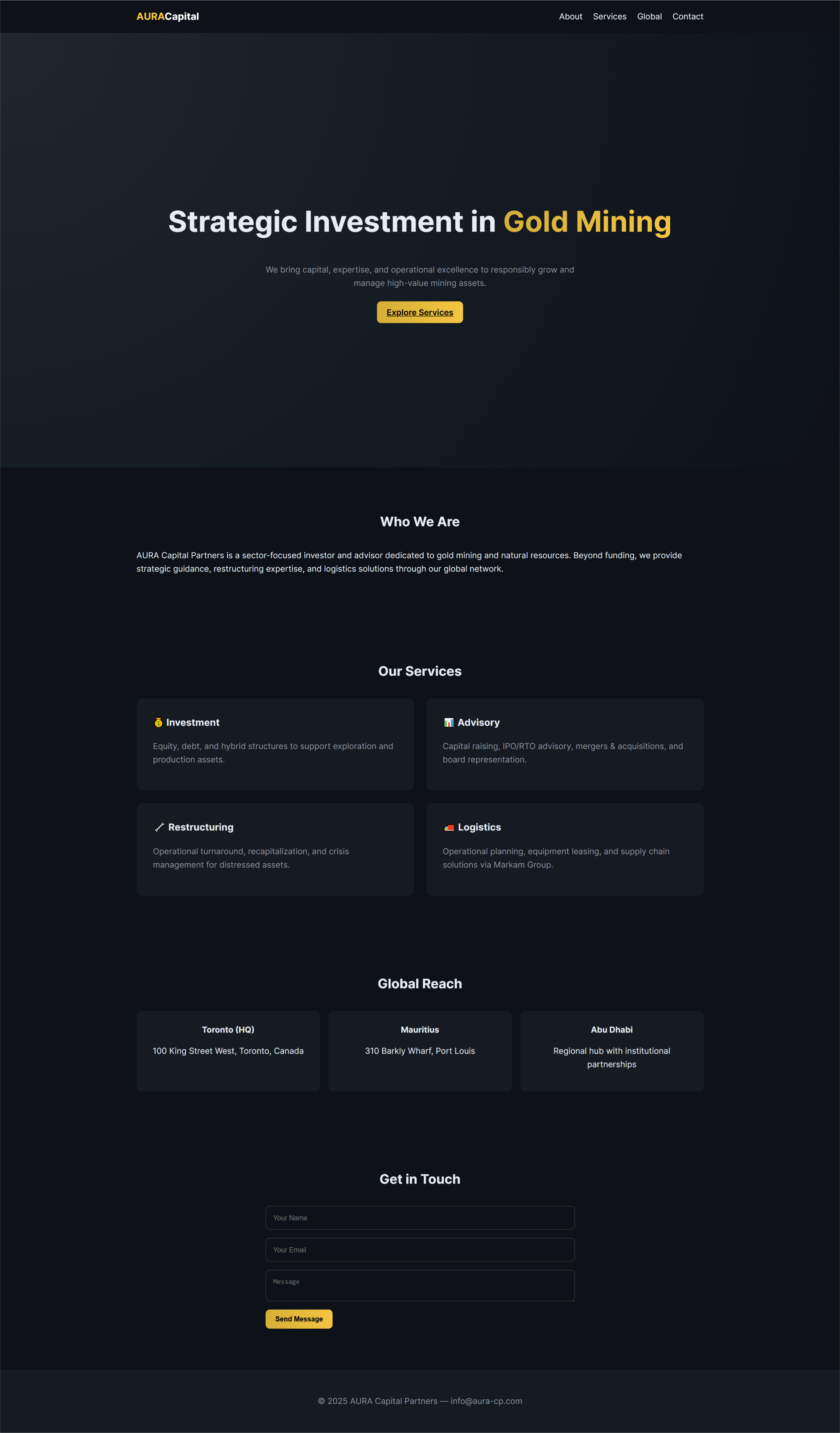 Web Design by JOYJIT for Markam Group | Design #36029696