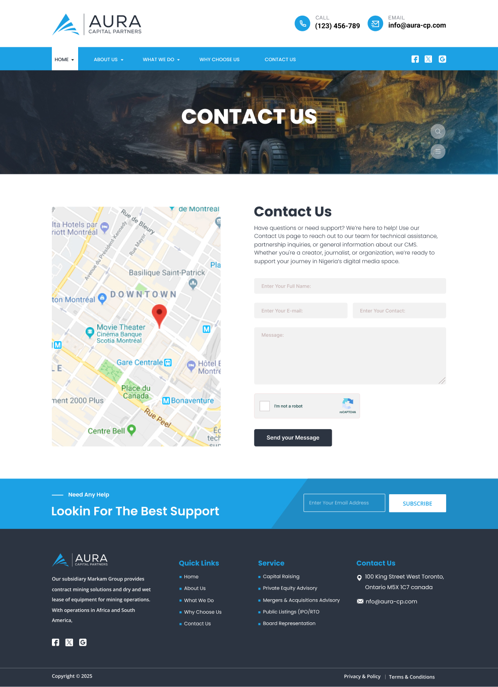 Web Design by Ascinate for Markam Group | Design #36046087