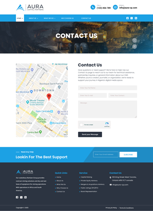 Web Design by Ascinate for Markam Group | Design: #36046087