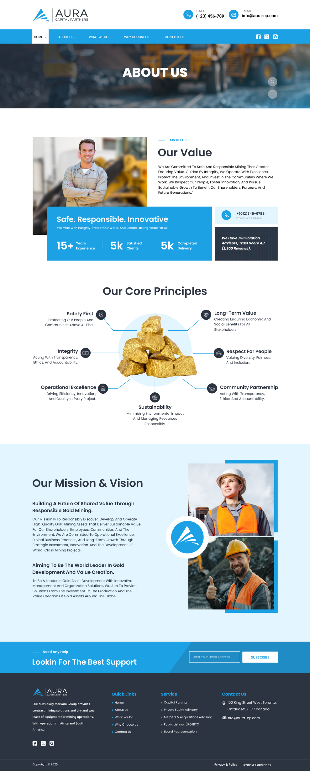 Web Design by Ascinate for Markam Group | Design #36046090