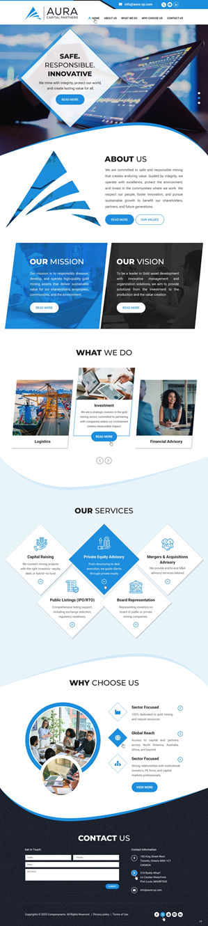 Web Design by pb for Markam Group | Design #36015945
