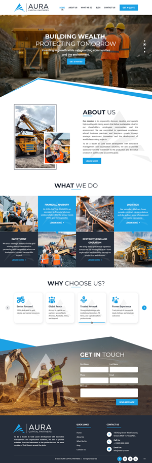 Web-Design von pb für Markam Group | Design: #36015946