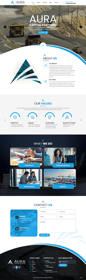 Web-Design von pb für Markam Group | Design: #36015949
