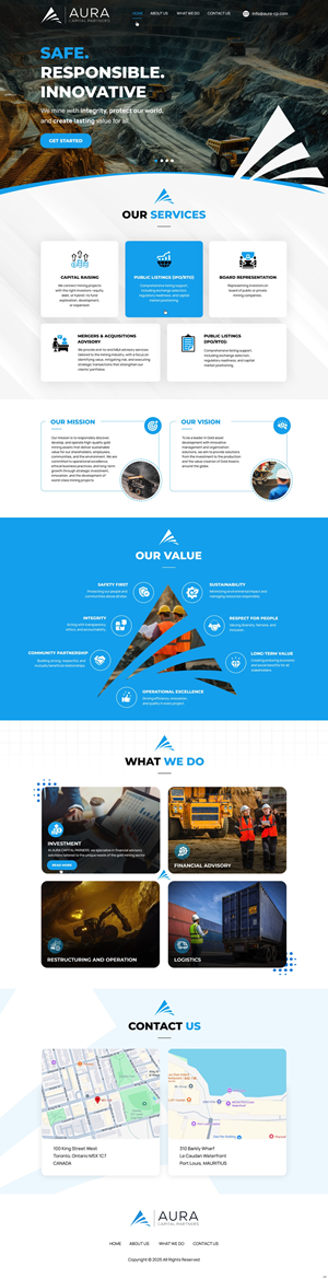 Web-Design von pb für Markam Group | Design: #36015952