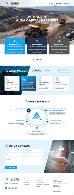 Web-Design von pb für Markam Group | Design: #36015953