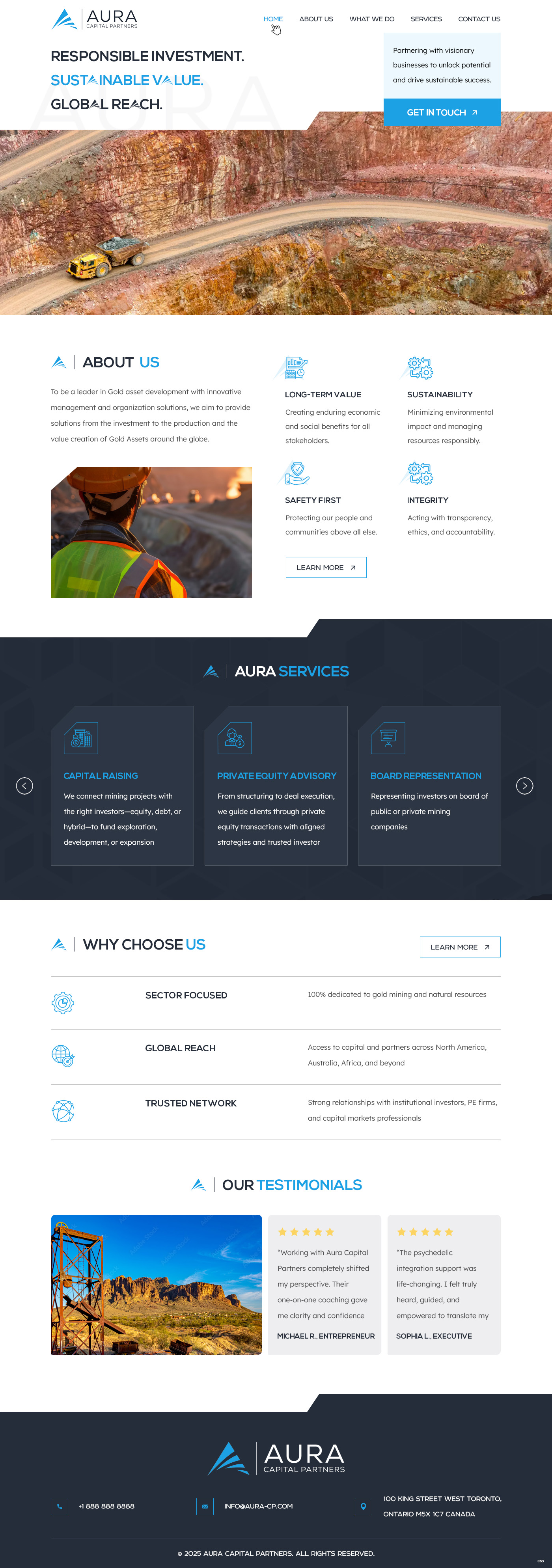 Web Design par pb pour Markam Group | Design #36015954