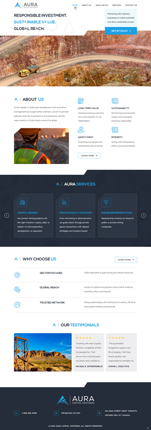 Web-Design von pb für Markam Group | Design: #36015954
