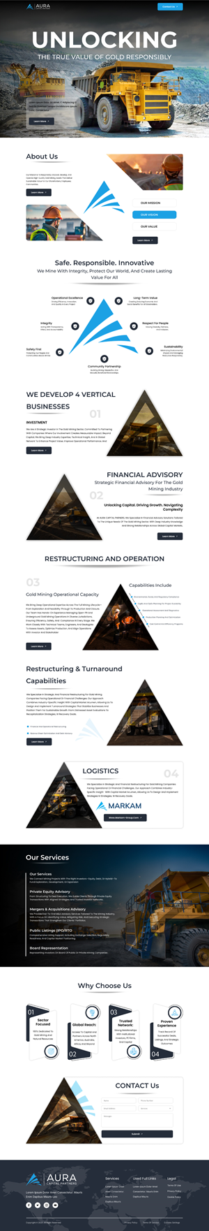 Diseño Web por victipedia para Markam Group | Diseño: #36030735