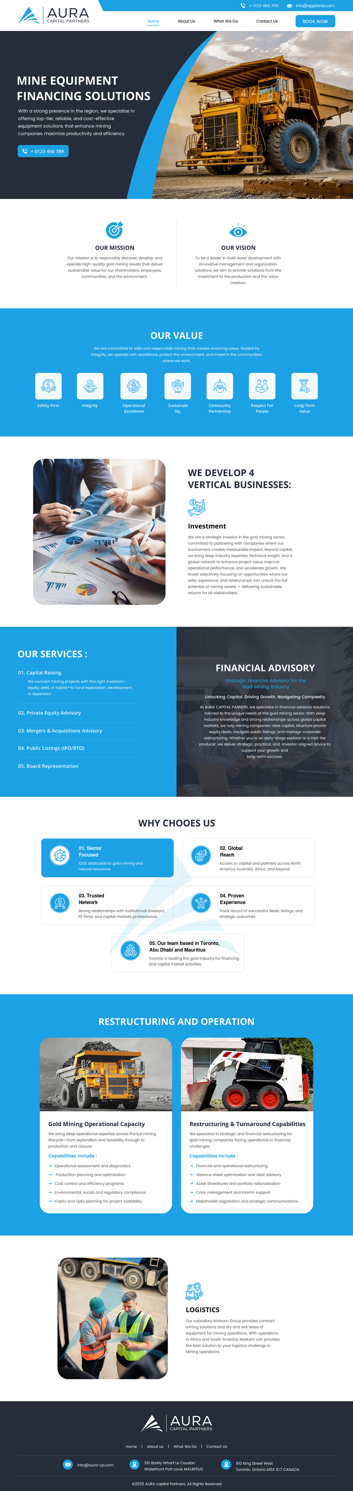 Web Design by rightway for Markam Group | Design #36018449