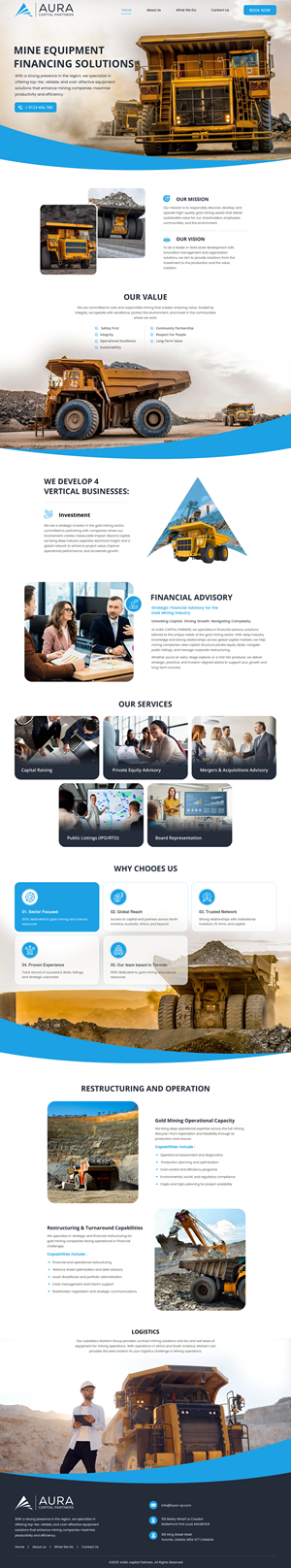 Web-Design von rightway für Markam Group | Design: #36020910