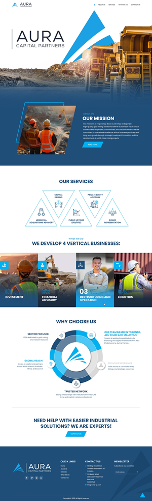 Diseño Web por nzdesigners para Markam Group | Diseño: #36020035
