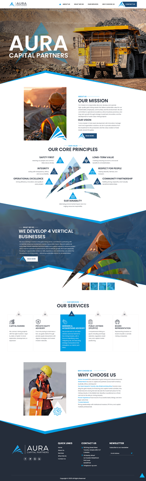 Diseño Web por nzdesigners para Markam Group | Diseño: #36020036