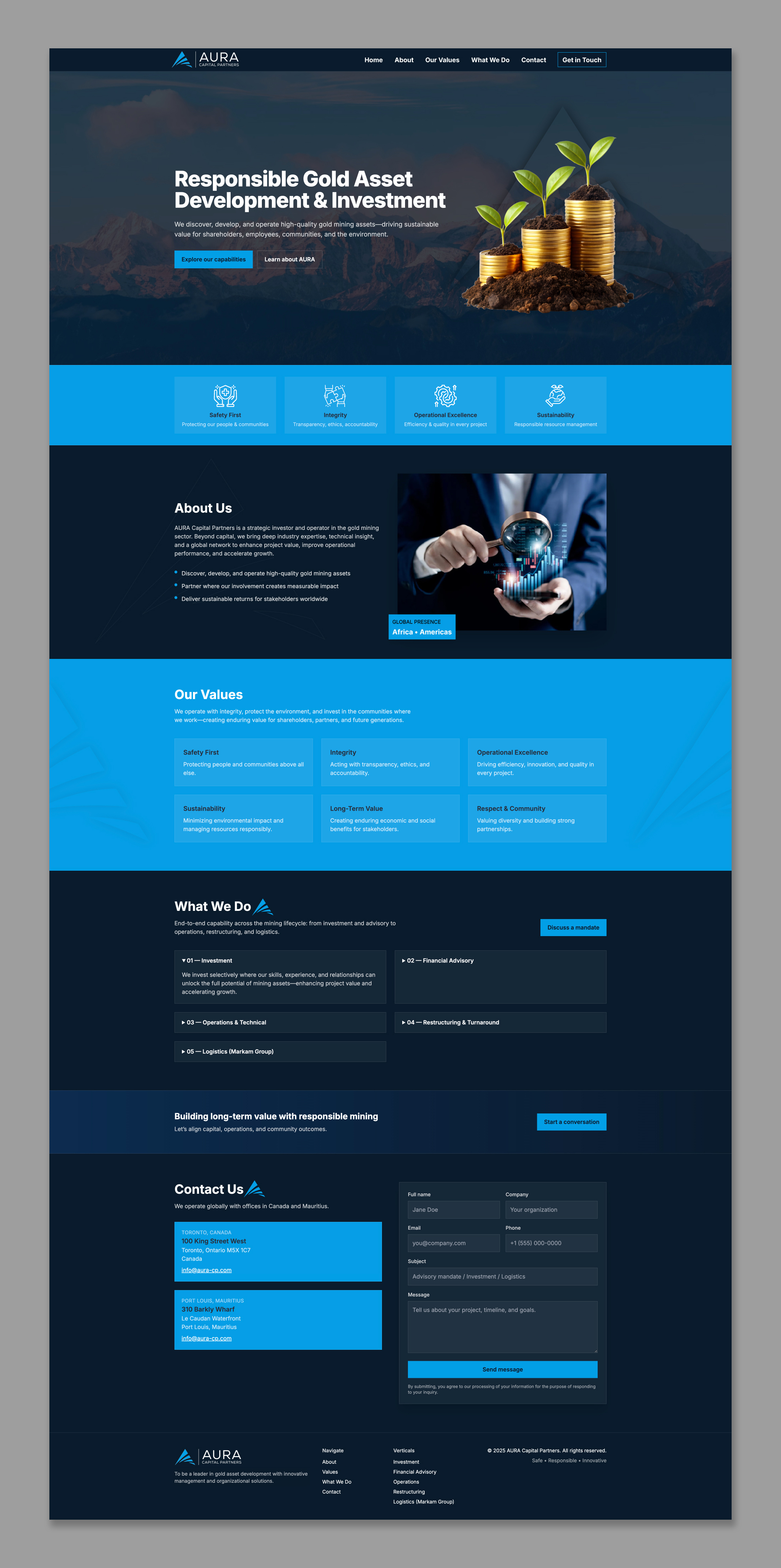 Web Design by Titan Solbiz for Markam Group | Design #36047334