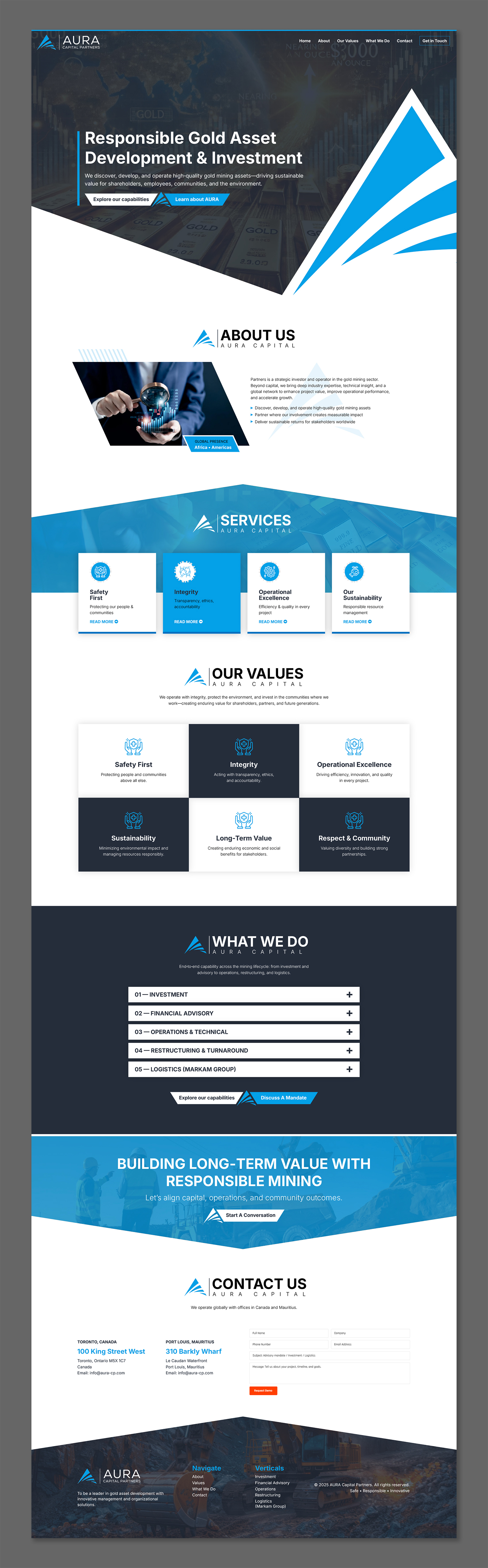 Web-Design von Titan Solbiz für Markam Group | Design: #36076521