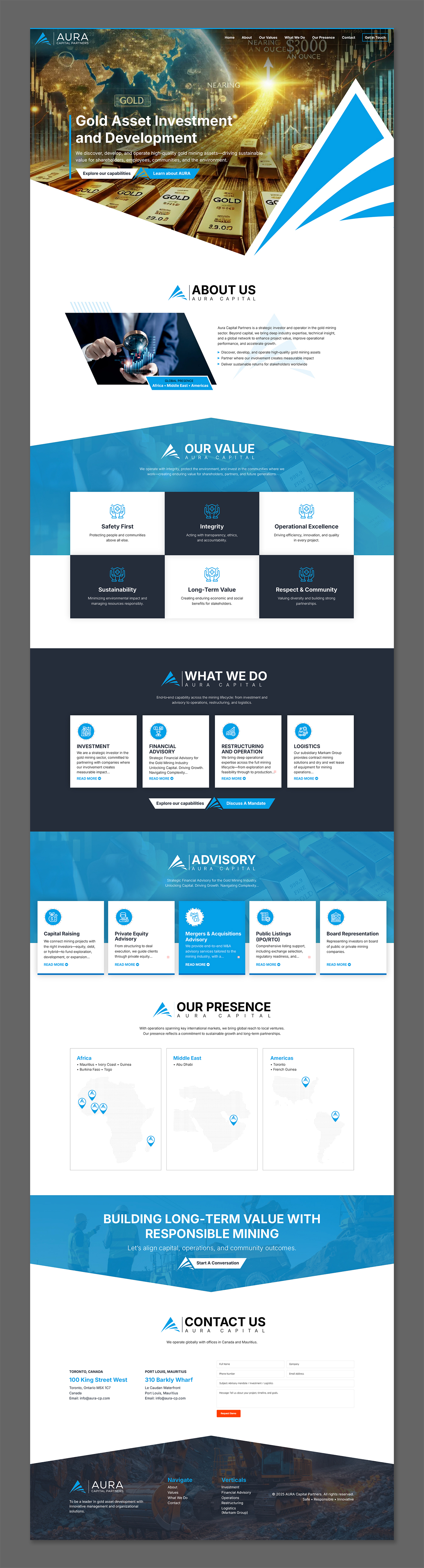 Diseño Web por Titan Solbiz para Markam Group | Diseño #36191161