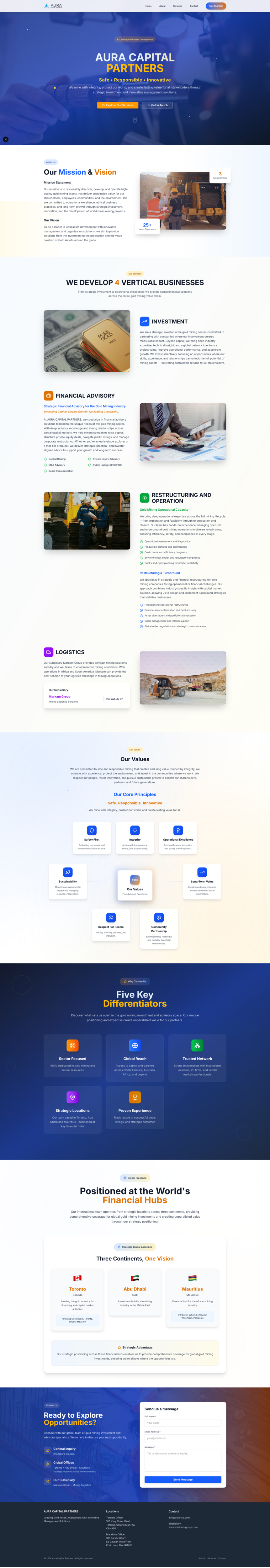Web Design by Dades design for Markam Group | Design #36013742
