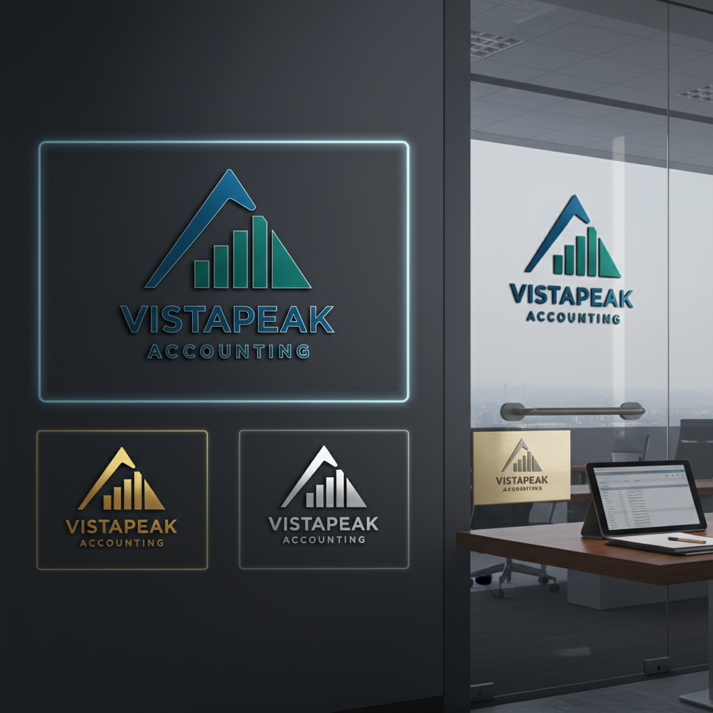 Logo-Design von AMBStudio für Vistapeak Accounting | Design #36017901