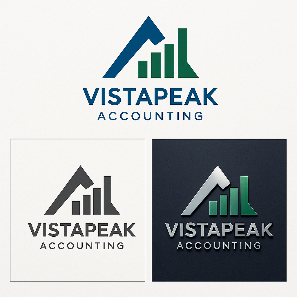 Diseño de Logo por AMBStudio para Vistapeak Accounting | Diseño #36017966