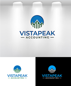 Logo Design by Mi Design1 for Vistapeak Accounting | Design: #36013756
