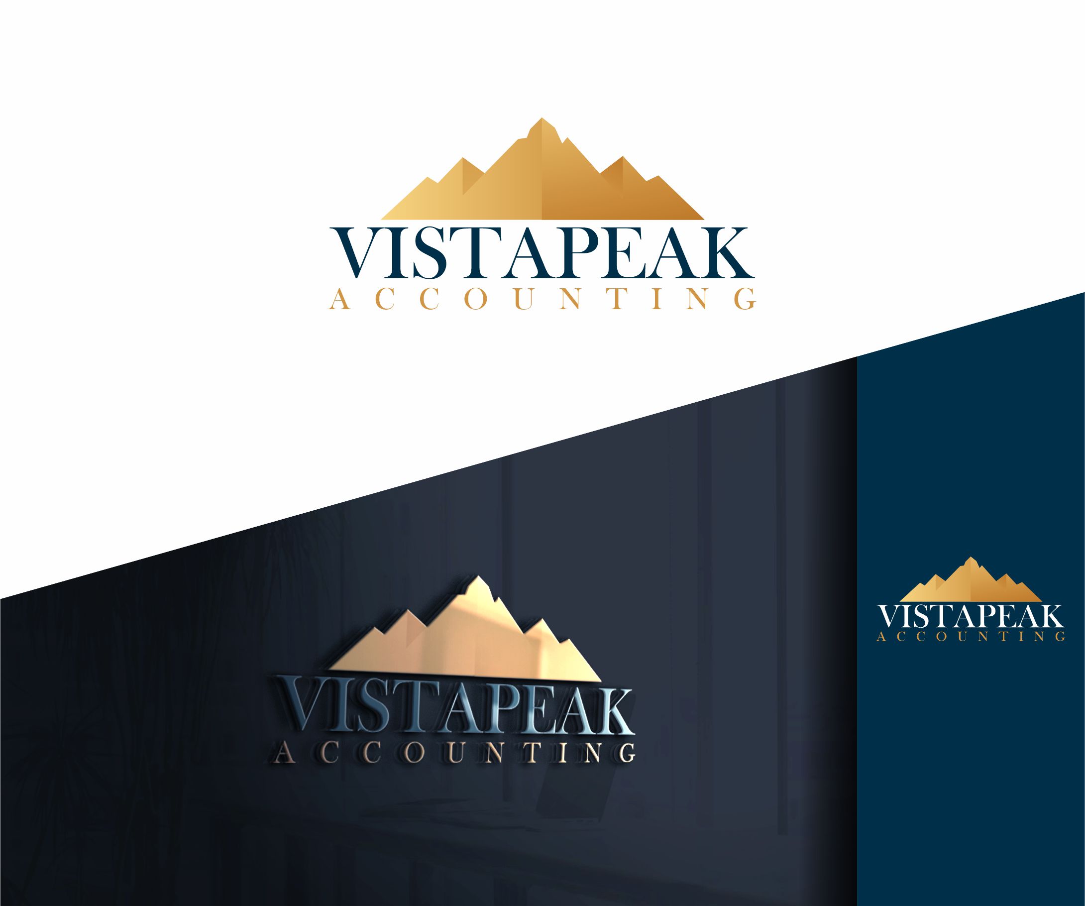 Logo Design by alkaline for Vistapeak Accounting | Design #36013873