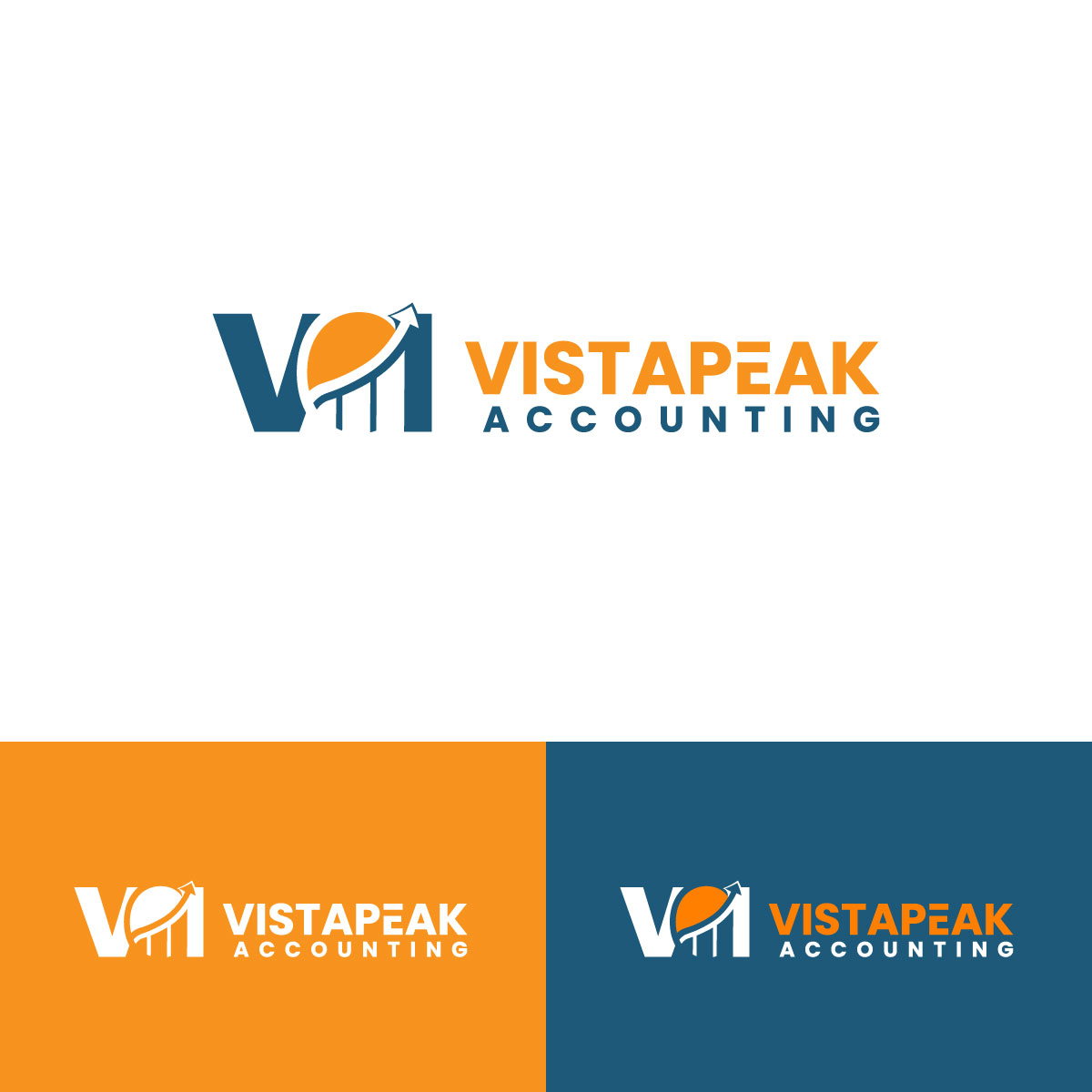 Logo Design by AyaanArt for Vistapeak Accounting | Design #36014219