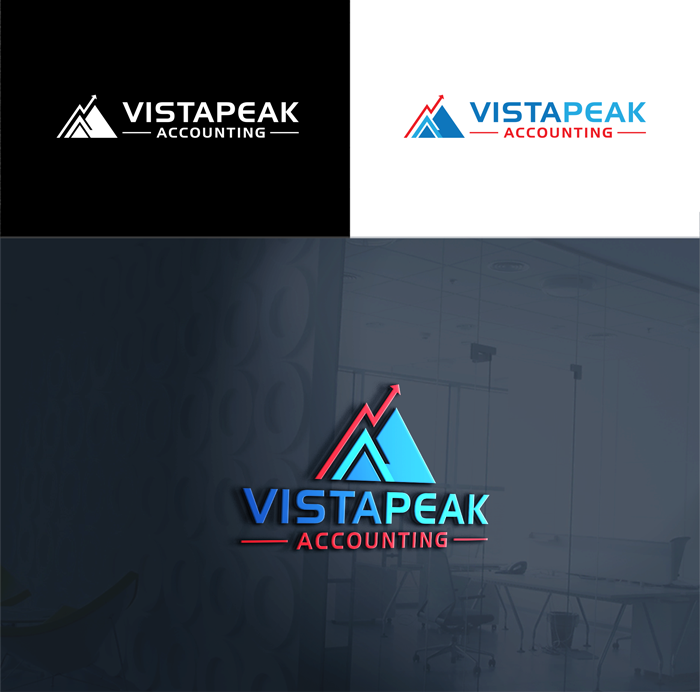 Logo Design by RA-bica for Vistapeak Accounting | Design #36013321