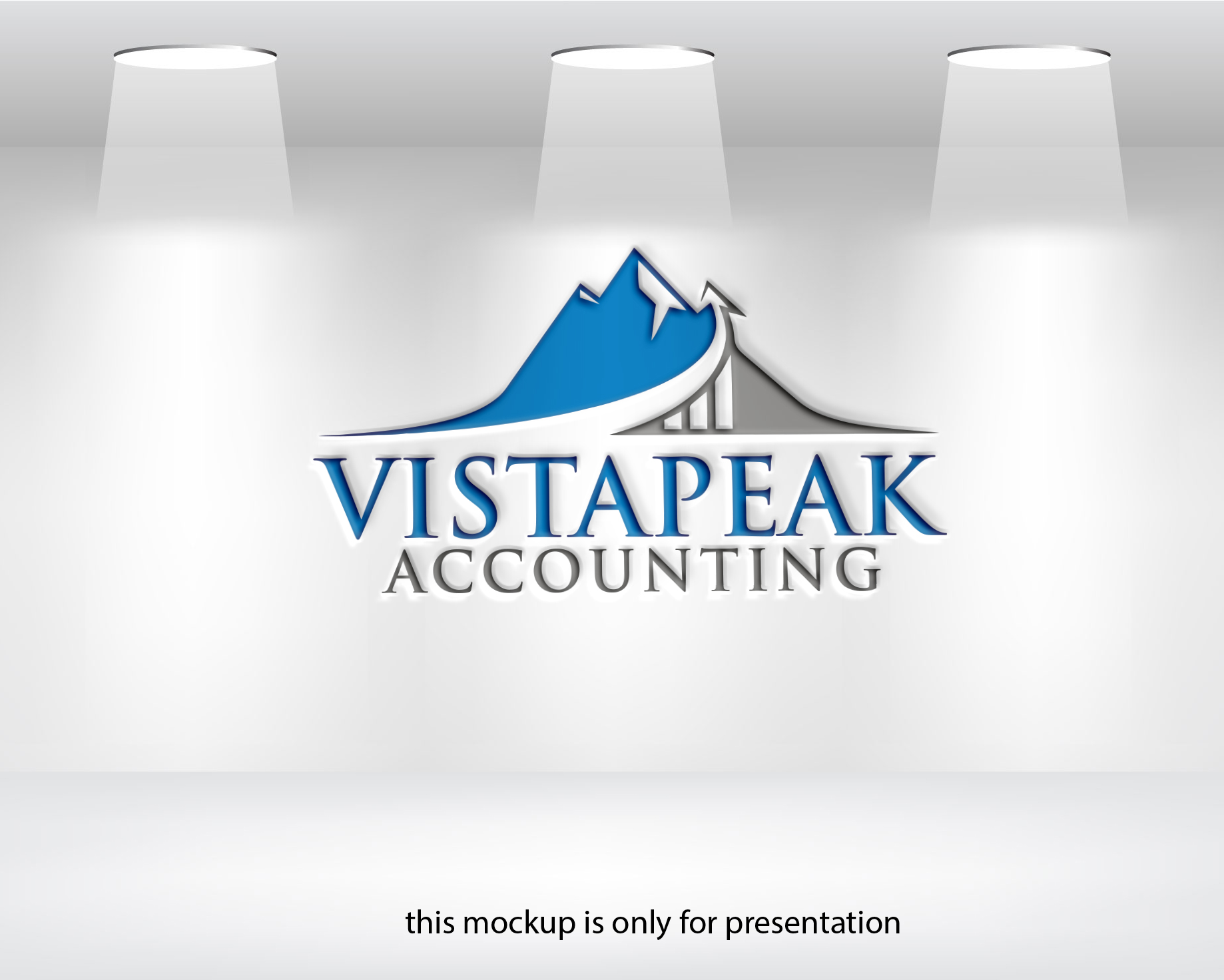 Logo-Design von FARU.......... für Vistapeak Accounting | Design #36015338
