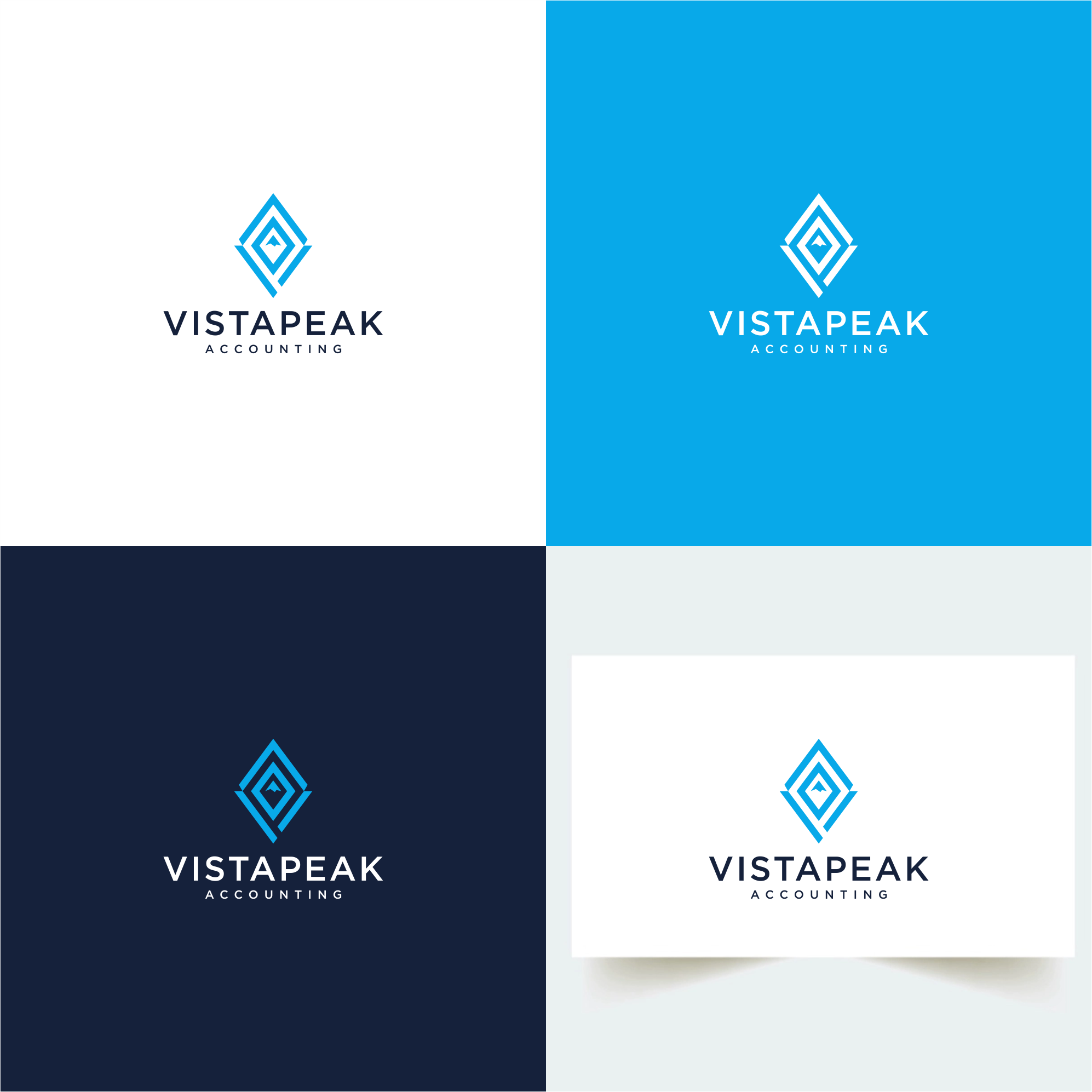 Logo Design by babyaga for Vistapeak Accounting | Design #36011569