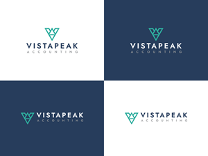 Logo Design by COLOUR CREATIVE for Vistapeak Accounting | Design: #36024807