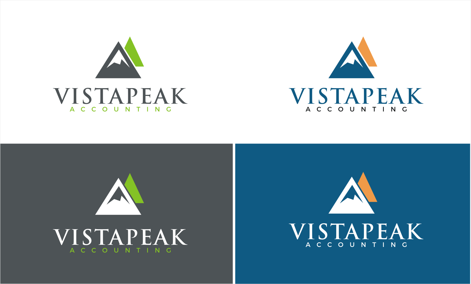 Logo Design by Maya* for Vistapeak Accounting | Design #36028160